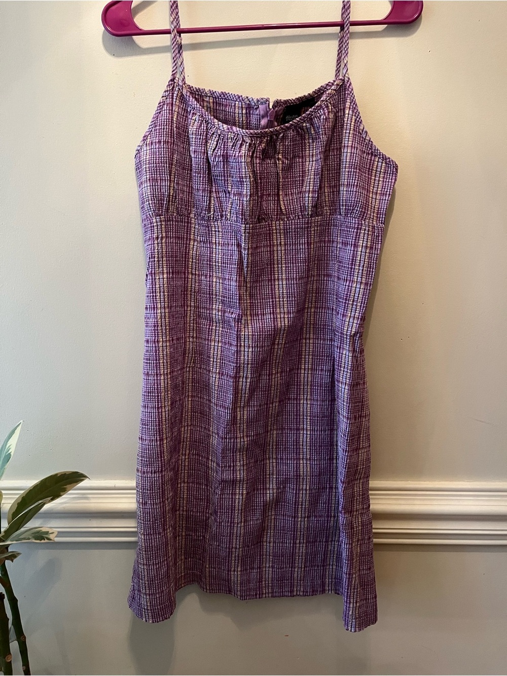 Vintage Y2K 2000s purple Xhilaration dress Juniors size large spaghetti strap